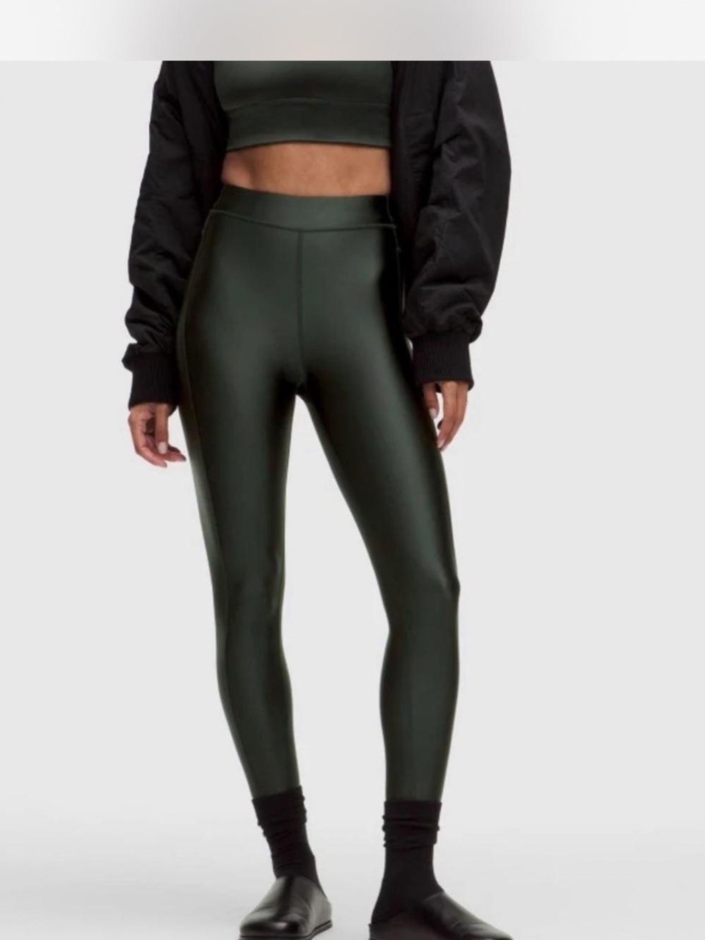 Like new lululemon High-Rise Leggings - Dark Green